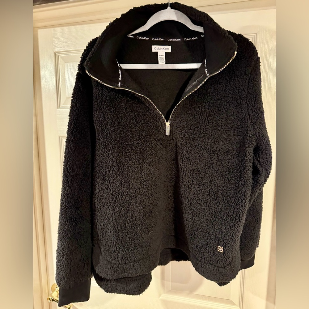Calvin Klein Warm Fuzzy Fleece Quarter Zip